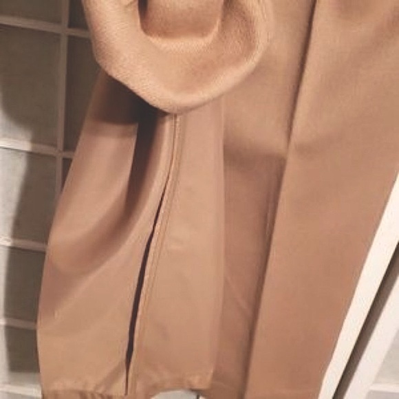 POTOMAC COLLECTION TAN 100% WOOL PLEATED PANTS SZ 12 - Picture 3 of 8